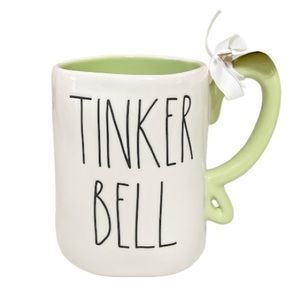 NWT Rae Dunn/Disney TINKER BELL Double Sided Mug 🧚‍♀️